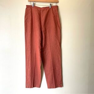 VTG Tommy Bahama Wide-Leg Trousers in Salmon